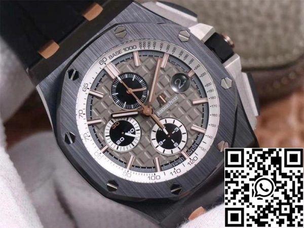 Audemars Piguet Royal Oak Offshore 26415CE OO A002CA 01 1 1 Best Edition JF Factory Black Ceramic Swiss ETA7750 EU Watch Store 4020 Audemars Piguet Royal Oak Offshore 26415CE.OO.A002CA.01 1:1 Best Edition JF Factory Black Ceramic Swiss ETA7750