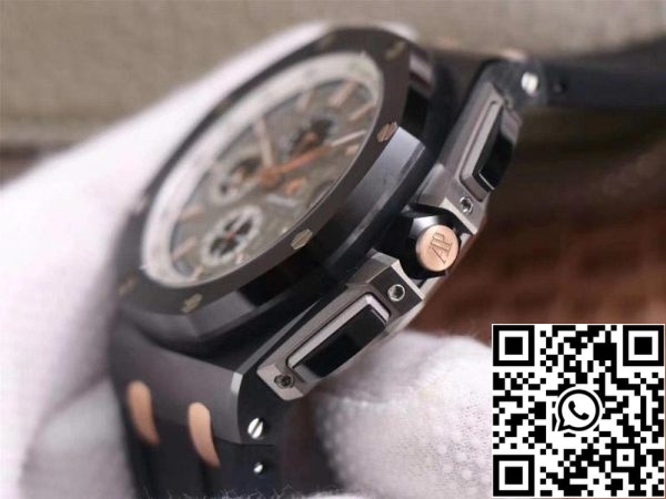 Audemars Piguet Royal Oak Offshore 26415CE OO A002CA 01 1 1 Best Edition JF Factory Black Ceramic Swiss ETA7750 EU Watch Store 4827 Audemars Piguet Royal Oak Offshore 26415CE.OO.A002CA.01 1:1 Best Edition JF Factory Black Ceramic Swiss ETA7750