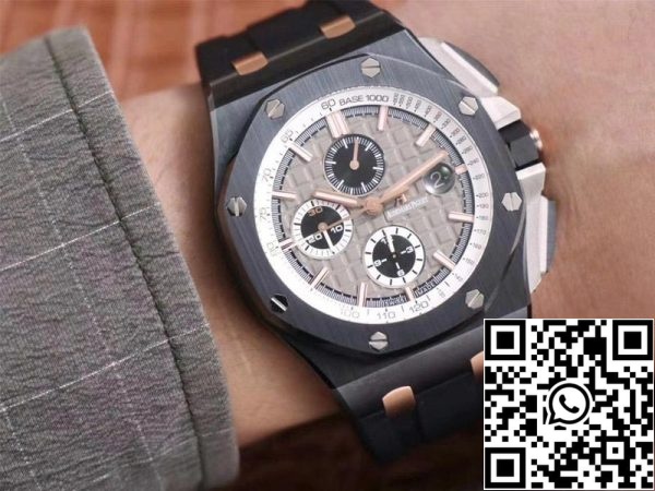 Audemars Piguet Royal Oak Offshore 26415CE OO A002CA 01 1 1 Best Edition JF Factory Zwart Keramiek Zwitsers ETA7750 EU-Horlogeswinkel 8952 Audemars Piguet Royal Oak Offshore 26415CE.OO.A002CA.01 1:1 Best Edition JF Factory Zwart Keramiek Zwitsers ETA7750