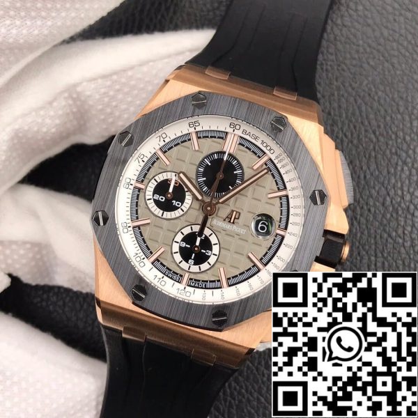 أوديمار بيجيه رويال أوك أوفشور 26416RO OO A002CA 01 1 1 1 أفضل إصدار JF Factory V2 Rose Gold EU Watch Store 4298 أوديمار بيجيه رويال أوك أوفشور 26416RO.OO.A002CA.01 1:1 أفضل إصدار JF Factory V2 Rose Gold