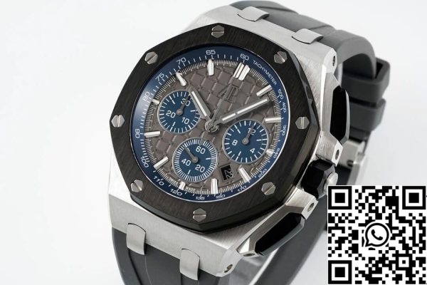 Audemars Piguet Royal Oak Offshore 26420IO OO A009CA 01 1 1 Best Edition APF Factory harmaa kellotaulu EU Watch Store 4280 Audemars Piguet Royal Oak Offshore 26420IO.OO.A009CA.01 1:1 Best Edition APF Factory harmaa kellotaulu