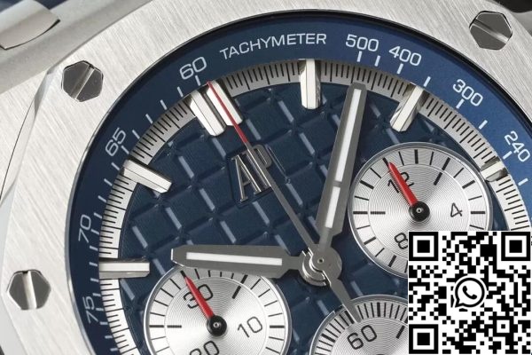 Audemars Piguet Royal Oak Offshore 26420TI OO A027CA 01 1 1 Best Edition APF Factory Blue Dial EU-Horlogewinkel 4055 Audemars Piguet Royal Oak Offshore 26420TI.OO.A027CA.01 1:1 Best Edition APF Factory Blue Dial