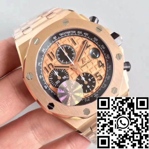 Audemars Piguet Royal Oak Offshore 26470OR OO 1000OR 01 JF Factory Gold Dial 1 1 Best Edition Swiss ETA3126 EU Watch Store 3994 Audemars Piguet Royal Oak Offshore 26470OR.OO.1000OR.01 JF Factory Gold Dial 1:1 Best Edition Swiss ETA3126