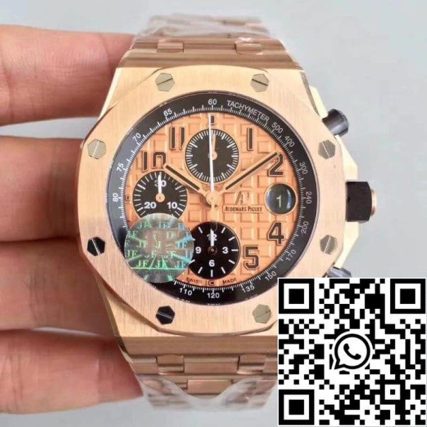 Audemars Piguet Royal Oak Offshore 26470OR OO 1000OR 01 JF Factory Esfera Dorada 1 1 Mejor Edición Suiza ETA3126 EU Watch Store 6429 Audemars Piguet Royal Oak Offshore 26470OR.OO.1000OR.01 JF Factory Esfera Dorada 1 1 Mejor Edición Suiza ETA3126