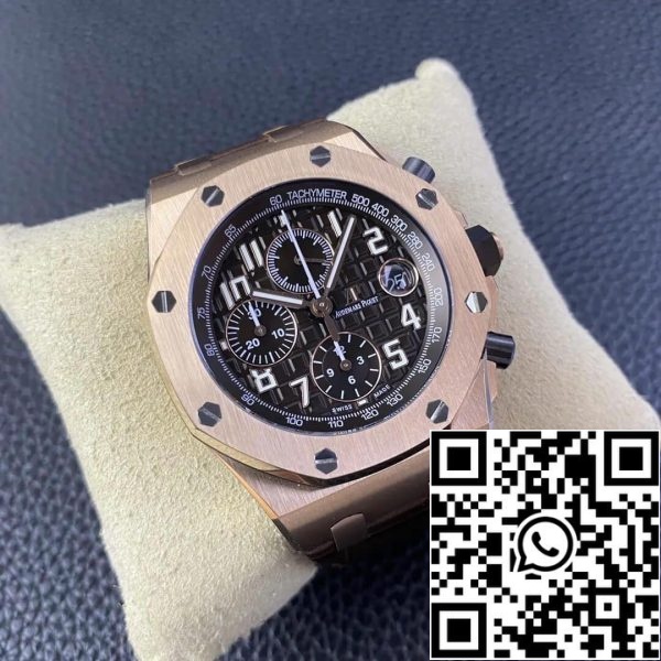 Audemars Piguet Royal Oak Offshore 26470OR OO A099CR 01 1 1 Best Edition APF Factory Rose Gold EU Watch Store 2602 Audemars Piguet Royal Oak Offshore 26470OR.OO.A099CR.01 1:1 Best Edition APF Factory Rose Gold