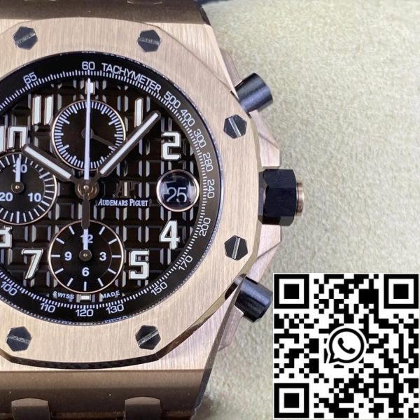 Audemars Piguet Royal Oak Offshore 26470OR OO A099CR 01 1 1 Best Edition APF Factory Rose Gold EU kellokauppa 6071 Audemars Piguet Royal Oak Offshore 26470OR.OO.A099CR.01 1:1 Best Edition APF Factory Rose Gold