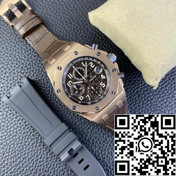 Audemars Piguet Royal Oak Offshore 26470OR OO A099CR 01 1 1 Лучший выпуск APF Factory Rose Gold EU Watch Store 9607 Audemars Piguet Royal Oak Offshore 26470OR.OO.A099CR.01 1:1 Лучший выпуск APF Factory Rose Gold