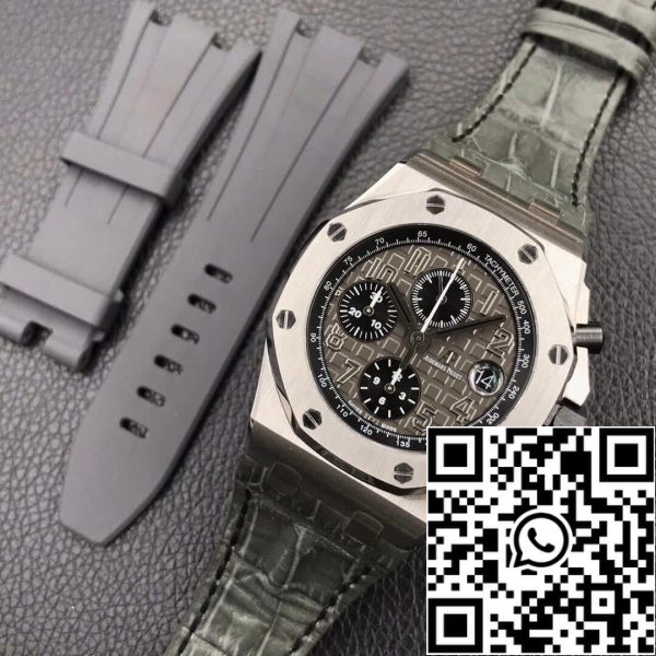 Audemars Piguet Royal Oak Offshore 26470ST OO A104CR 01 1 1 Best Edition JF Factory Sötét szürke számlap EU Watch Store 1995 Audemars Piguet Royal Oak Offshore 26470ST.OO.A104CR.01 1:1 Best Edition JF Factory Sötét szürke számlap