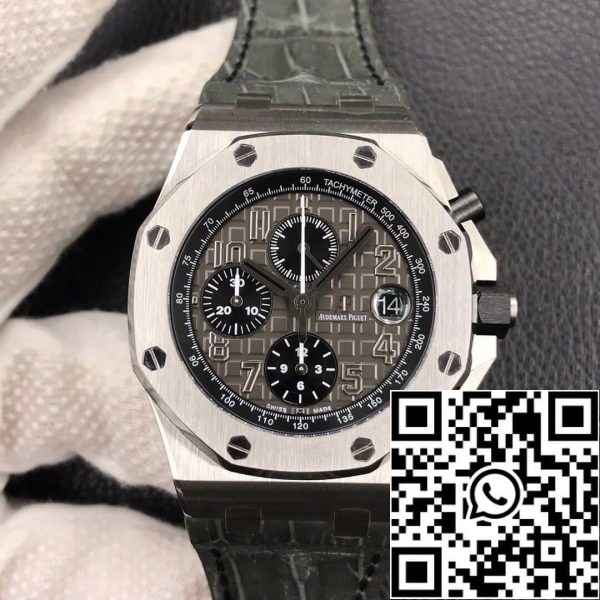 Audemars Piguet Royal Oak Offshore 26470ST OO A104CR 01 1 1 Best Edition JF Factory Sötét szürke számlap EU Watch Store 2513 Audemars Piguet Royal Oak Offshore 26470ST.OO.A104CR.01 1:1 Best Edition JF Factory Sötét szürke számlap