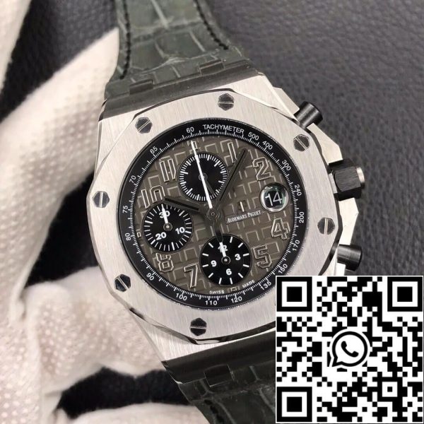 Audemars Piguet Royal Oak Offshore 26470ST OO A104CR 01 1 1 Best Edition JF Factory Dark Grey Dial EU Watch Store 6531 Audemars Piguet Royal Oak Offshore 26470ST.OO.A104CR.01 1:1 Best Edition JF Factory Dark Grey Dial