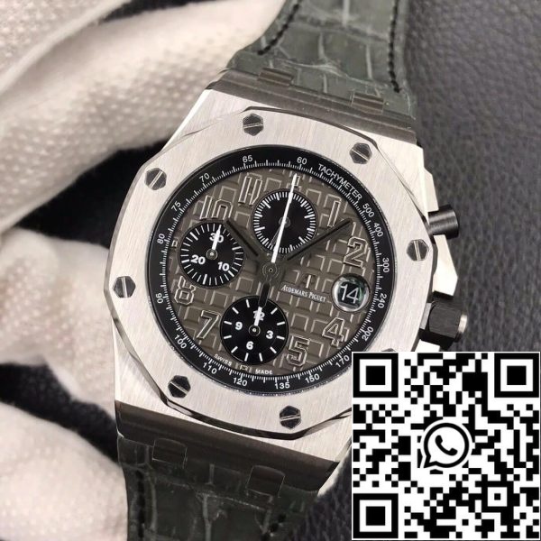 Audemars Piguet Royal Oak Offshore 26470ST OO A104CR 01 1 1 Best Edition JF Factory Quadrante Grigio Scuro EU Watch Store 8312 Audemars Piguet Royal Oak Offshore 26470ST.OO.A104CR.01 1:1 Best Edition JF Factory Quadrante Grigio Scuro