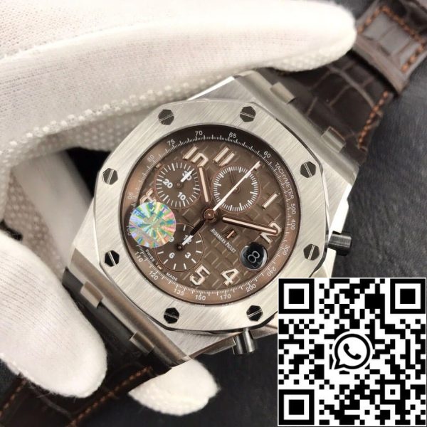 Audemars Piguet Royal Oak Offshore 26470ST OO A820CR 01 1 1 Best Edition JF Gyári barna számlap EU Watch Store 1452 Audemars Piguet Royal Oak Offshore 26470ST.OO.A820CR.01 1:1 Best Edition JF gyári barna számlap