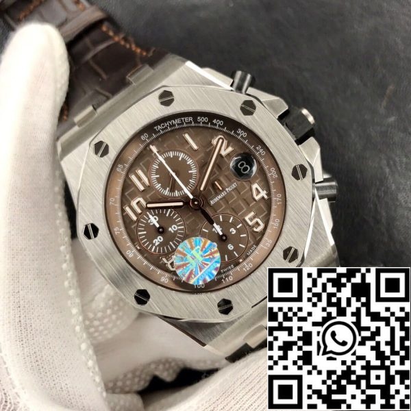 Audemars Piguet Royal Oak Offshore 26470ST OO A820CR 01 1 1 Best Edition JF Factory Brown Dial EU Watch Store 4395 Audemars Piguet Royal Oak Offshore 26470ST.OO.A820CR.01 1:1 Best Edition JF Factory Brown Dial