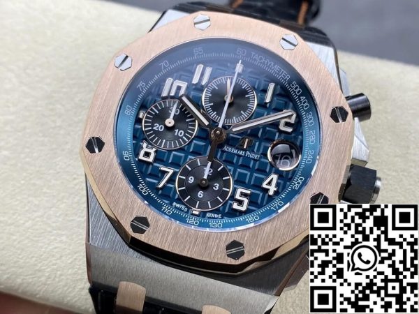 Audemars Piguet Royal Oak Offshore 26471SR OO D101CR 01 1 1 Най-добро издание APF Factory Blue Dial EU Watch Store 8328 Audemars Piguet Royal Oak Offshore 26471SR.OO.D101CR.01 1:1 Най-добро издание APF Factory Blue Dial