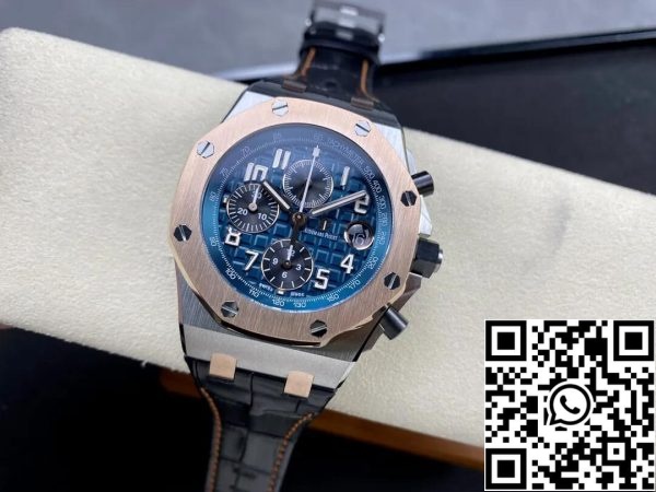 Audemars Piguet Royal Oak Offshore 26471SR OO D101CR 01 1 1 Best Edition APF Factory Blue Dial EU Watch Store 8438 Audemars Piguet Royal Oak Offshore 26471SR.OO.D101CR.01 1:1 Best Edition APF Factory Blue Dial