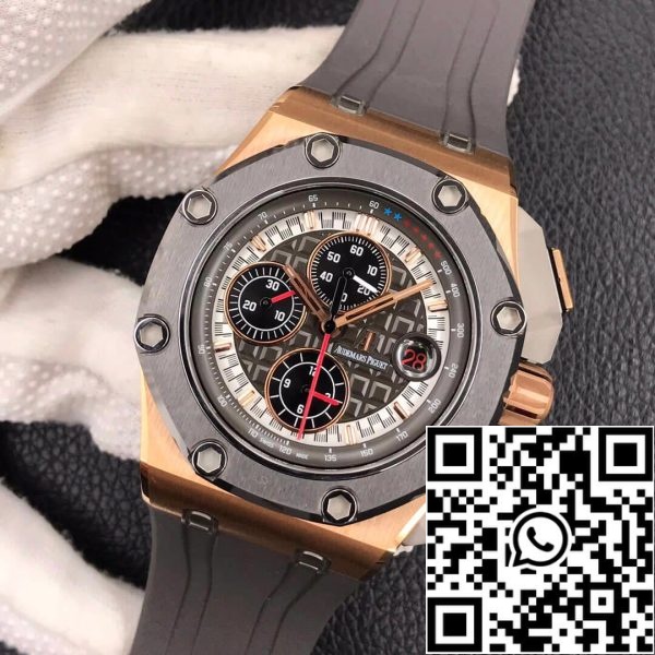 Audemars Piguet Royal Oak Offshore 26568OM OO A004CA 01 1 1 Best Edition JF Factory Rose Gold EU Watch Store 3976 Audemars Piguet Royal Oak Offshore 26568OM.OO.A004CA.01 1:1 Best Edition JF Factory Rose Gold