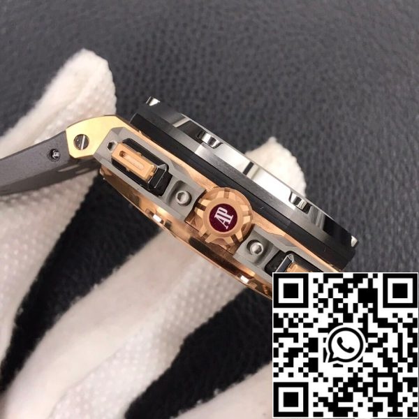 Audemars Piguet Royal Oak Offshore 26568OM OO A004CA 01 1 1 Migliore Edizione JF Fabbrica Oro Rosa EU Watch Store 690 Audemars Piguet Royal Oak Offshore 26568OM.OO.A004CA.01 1:1 Migliore Edizione JF Fabbrica Oro Rosa