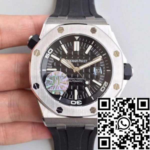 Audemars Piguet Royal Oak Offshore Diver 15703ST OO A002CA 01 JF Factory V10 1 1 Best Edition Swiss ETA3120 EU Магазин за часовници 1522 Audemars Piguet Royal Oak Offshore Diver 15703ST.OO.A002CA.01 JF Factory V10 1:1 Best Edition Swiss ETA3120