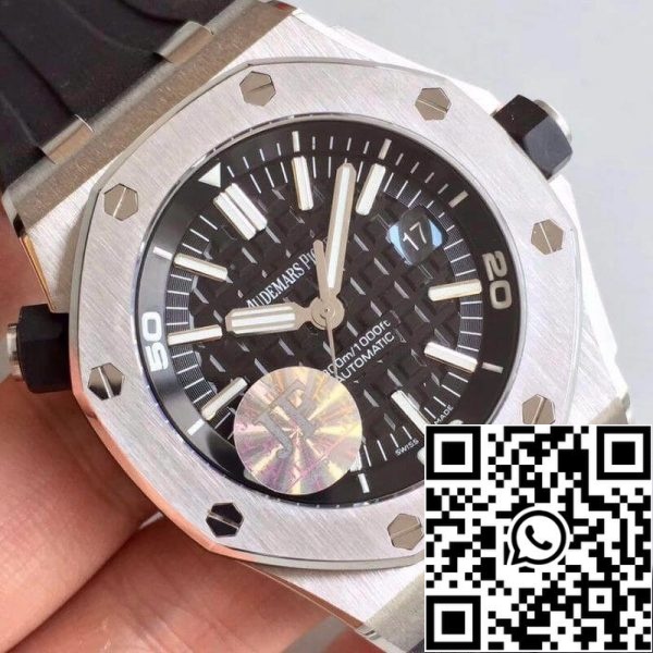 Audemars Piguet Royal Oak Offshore Diver 15703ST OO A002CA 01 JF Factory V10 1 1 Best Edition Swiss ETA3120 EU Магазин за часовници 8242 Audemars Piguet Royal Oak Offshore Diver 15703ST.OO.A002CA.01 JF Factory V10 1:1 Best Edition Swiss ETA3120