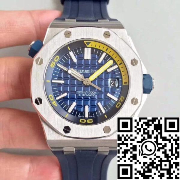 Audemars Piguet Royal Oak Offshore Diver 15710ST OO A027CA 01 JF Factory 1 1 Best Edition Sveitsin ETA3120 EU kellokauppa 3663 Audemars Piguet Royal Oak Offshore Diver 15710ST.OO.A027CA.01 JF Factory 1:1 Best Edition Sveitsin ETA3120