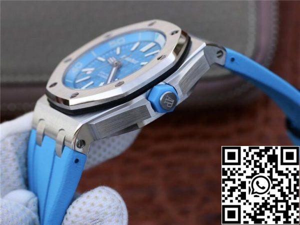 Audemars Piguet Royal Oak Offshore Diver 15710ST OO A032CA 01 1 1 Mejor Edición JF Factory Esfera Azul EU Watch Store 2597 Audemars Piguet Royal Oak Offshore Diver 15710ST.OO.A032CA.01 1:1 Mejor Edición JF Factory Esfera Azul