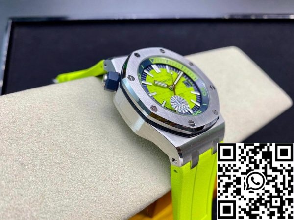 Audemars Piguet Royal Oak Offshore Diver 15710ST OO A038CA 01 JF Factory 1 1 Най-добро издание швейцарски ETA3120 Green Textured Dial EU Watch Store 8088 Audemars Piguet Royal Oak Offshore Diver 15710ST.OO.A038CA.01 JF Factory 1:1 Най-добро издание швейцарски ETA3120 Green Textured Dial