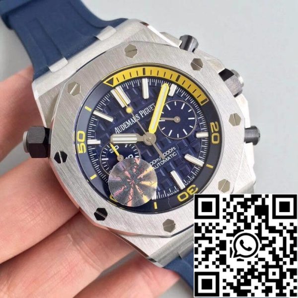 Audemars Piguet Royal Oak Offshore Diver 26703ST OO A027CA 01 JF Factory 1 1 Best Edition Swiss ETA3120 Blue Dial EU-winkel 9692 Audemars Piguet Royal Oak Offshore Diver 26703ST.OO.A027CA.01 JF Factory 1:1 Best Edition Swiss ETA3120 Blue Dial