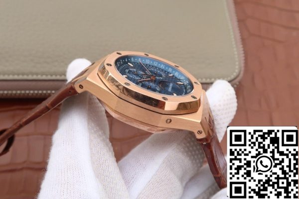 Audemars Piguet Royal Oak Perpetual Calendar 26574 1:1 Best Edition JF Factory Rose Gold Blue Dial EU Watch Store 4315 Audemars Piguet Royal Oak Perpetual Calendar 26574 1:1 Best Edition JF Factory Rose Gold Blue Dial