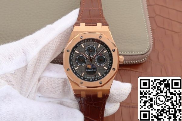 Audemars Piguet Royal Oak Perpetual Calendar 26574 1 1 Best Edition JF Factory Rose Gold EU Watch Store 692 Audemars Piguet Royal Oak Perpetual Calendar 26574 1 1:1 Best Edition JF Factory Rose Gold