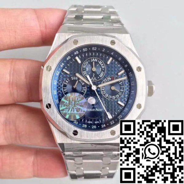 Audemars Piguet Royal Oak Perpetual Calendar 26574ST OO 1220ST 02 JF Factory 1 1 Best Edition Swiss ETA5134 EU Watch Store 1901 Audemars Piguet Royal Oak Perpetual Calendar 26574ST.OO.1220ST.02 JF Factory 1:1 Best Edition Swiss ETA5134