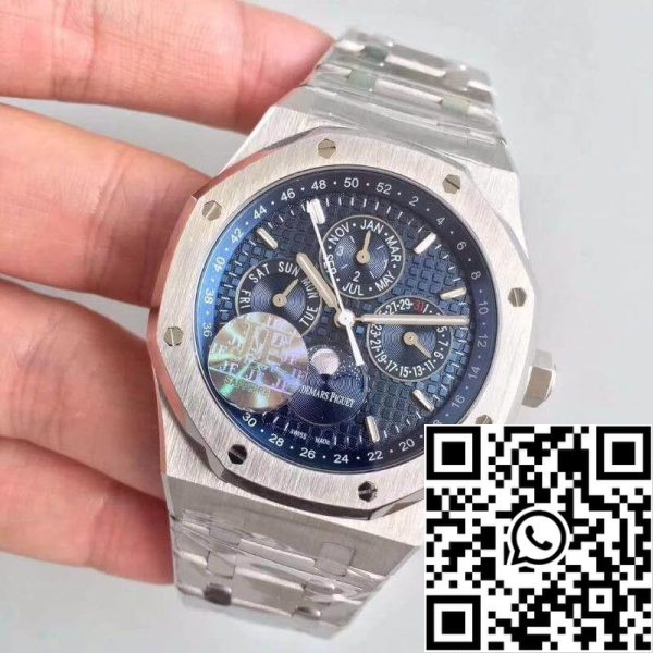 Audemars Piguet Royal Oak Calendario Perpetuo 26574ST OO 1220ST 02 JF Factory 1 1 Mejor Edición Suiza ETA5134 EU Watch Store 2612 Audemars Piguet Royal Oak Calendario Perpetuo 26574ST.OO.1220ST.02 JF Factory 1 1 Mejor Edición Suiza ETA5134