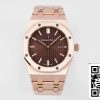 Audemars Piguet Royal Oak Quartz 33MM 67650OR OO 1261OR 01 1 1 Mejor Edición ZF Factory Esfera Marrón EU Watch Store 1425 Audemars Piguet Royal Oak Quartz 33MM 67650OR.OO.1261OR.01 1:1 Mejor Edición ZF Factory Esfera Marrón