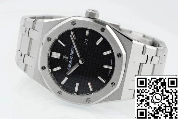 Audemars Piguet Royal Oak Quartz 33MM 67650ST OO 1261ST 01 1 1 Mejor edición ZF Factory Esfera negra Tienda de relojes de la UE 1513 Audemars Piguet Royal Oak Quartz 33MM 67650ST.OO.1261ST.01 1:1 Mejor edición ZF Factory Esfera negra