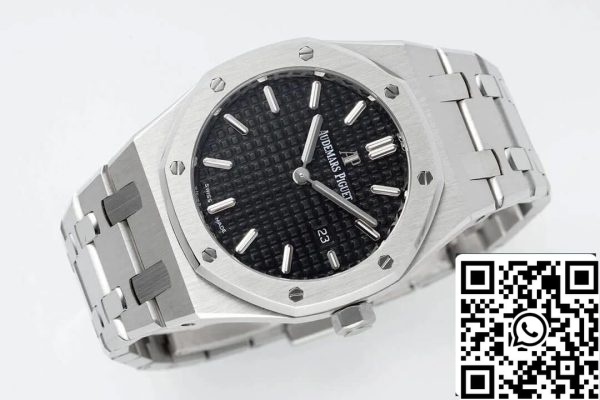 Audemars Piguet Royal Oak Quartz 33MM 67650ST OO 1261ST 01 1 1 Mejor edición ZF Factory Esfera negra Tienda de relojes de la UE 8912 Audemars Piguet Royal Oak Quartz 33MM 67650ST.OO.1261ST.01 1:1 Mejor edición ZF Factory Esfera negra