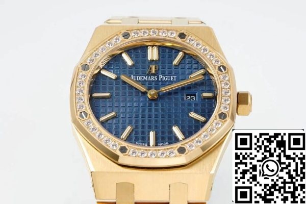 Audemars Piguet Royal Oak Quartz 33MM 67651BA ZZ 1261BA 02 1 1 Best Edition ZF Factory Blue Dial EU kellokauppa 2155 Audemars Piguet Royal Oak Quartz 33MM 67651BA.ZZ.1261BA.02 1:1 Best Edition ZF Factory Blue Dial