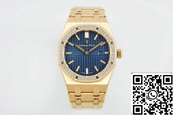 Audemars Piguet Royal Oak Quartz 33MM 67651BA ZZ 1261BA 02 1 1 Best Edition ZF Factory Blue Dial EU kellokauppa 6085 Audemars Piguet Royal Oak Quartz 33MM 67651BA.ZZ.1261BA.02 1:1 Best Edition ZF Factory Blue Dial