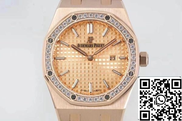 Audemars Piguet Royal Oak Quartz 33MM 67651OR ZZ 1261OR 03 1 1 Mejor Edición ZF Factory Esfera Dorada EU Watch Store 1899 Audemars Piguet Royal Oak Quartz 33MM 67651OR.ZZ.1261OR.03 1:1 Mejor Edición ZF Factory Esfera Dorada