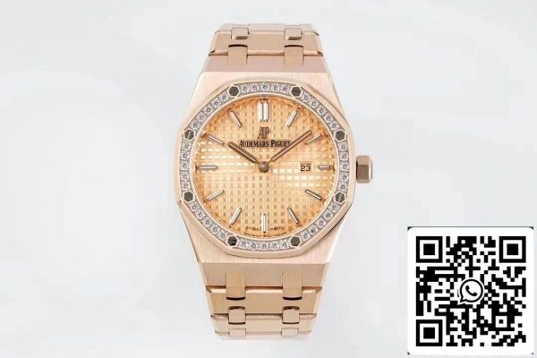 Audemars Piguet Royal Oak Quartz 33MM 67651OR ZZ 1261OR 03 1 1 Best Edition ZF Factory Gold Dial EU Watch Store 6508 Audemars Piguet Royal Oak Quartz 33MM 67651OR.ZZ.1261OR.03 1:1 Best Edition ZF Factory Gold Dial