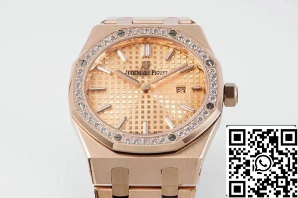 Audemars Piguet Royal Oak Quartz 33MM 67651OR ZZ 1261OR 03 1 1 Najboljša izdaja ZF Factory Gold Dial EU Watch Store 8233 Audemars Piguet Royal Oak Quartz 33MM 67651OR.ZZ.1261OR.03 1:1 Najboljša izdaja ZF Factory Gold Dial