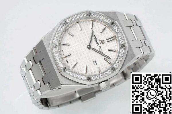 Audemars Piguet Royal Oak Quartz 33MM 67651ST ZZ 1261ST 01 1 1 Best Edition ZF Factory Diamond Bezel EU Watch Store 3005 Audemars Piguet Royal Oak Quartz 33MM 67651ST.ZZ.1261ST.01 1:1 Best Edition ZF Factory Diamond Bezel