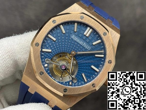 Audemars Piguet Royal Oak Tourbillon 1:1 Best Edition R8 Factory Rubber Strap EU Watch Store 4601 Audemars Piguet Royal Oak Tourbillon 1:1 Best Edition R8 Factory Rubber Strap