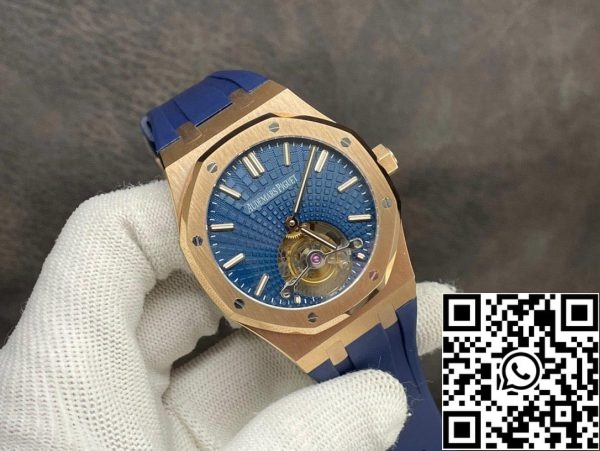 Audemars Piguet Royal Oak Tourbillon 1:1 Best Edition R8 Factory Rubber Strap EU Watch Store 4860 Audemars Piguet Royal Oak Tourbillon 1:1 Best Edition R8 Factory Rubber Strap