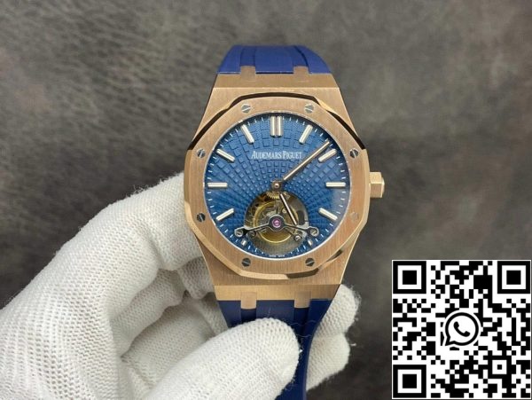 Audemars Piguet Royal Oak Tourbillon 1 1 Best Edition R8 Factory Rubber Strap EU Watch Store 8419 Audemars Piguet Royal Oak Tourbillon 1:1 Best Edition R8 Factory Rubber Strap