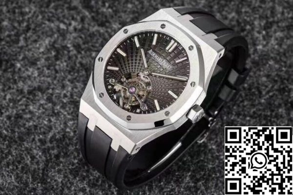 Audemars Piguet Royal Oak Tourbillon 1 1 Best Edition R8 Factory V3 Musta hihna EU Watch Store 3907 Audemars Piguet Royal Oak Tourbillon 1:1 Best Edition R8 Factory V3 Musta hihna