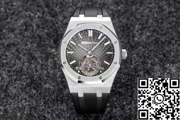 Audemars Piguet Royal Oak Tourbillon 1 1 Най-доброто издание R8 Factory V3 Black Strap EU Watch Store 7127 Audemars Piguet Royal Oak Tourbillon 1:1 Най-доброто издание R8 Factory V3 Black Strap