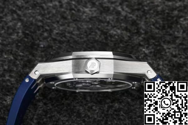 Audemars Piguet Royal Oak Tourbillon 1 1 Най-доброто издание R8 Factory V3 Blue Rubber Strap EU Watch Store 5255 Audemars Piguet Royal Oak Tourbillon 1:1 Най-доброто издание R8 Factory V3 Blue Rubber Strap