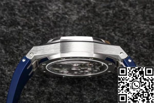 Audemars Piguet Royal Oak Tourbillon 1 1 Best Edition R8 Factory V3 Cinturino in gomma blu EU Watch Store 8397 Audemars Piguet Royal Oak Tourbillon 1:1 Best Edition R8 Factory V3 Cinturino in gomma blu