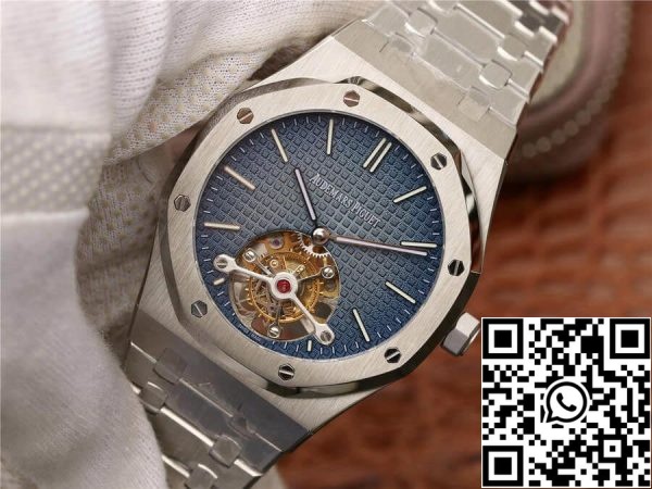 Audemars Piguet Royal Oak Tourbillon 26510IP OO 1220IP 01 1 1 Най-добро издание R8 Factory Blue Gradient Dial EU Watch Store 3423 Audemars Piguet Royal Oak Tourbillon 26510IP.OO.1220IP.01 1:1 Най-добро издание R8 Factory Blue Gradient Dial