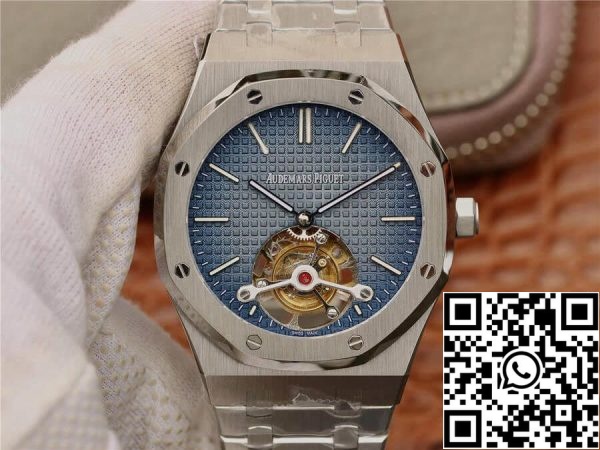 Audemars Piguet Royal Oak Tourbillon 26510IP OO 1220IP 01 1 1 Best Edition R8 Factory Blue Gradient Dial EU Watch Store 9511 Audemars Piguet Royal Oak Tourbillon 26510IP.OO.1220IP.01 1:1 Best Edition R8 Factory Blue Gradient Dial