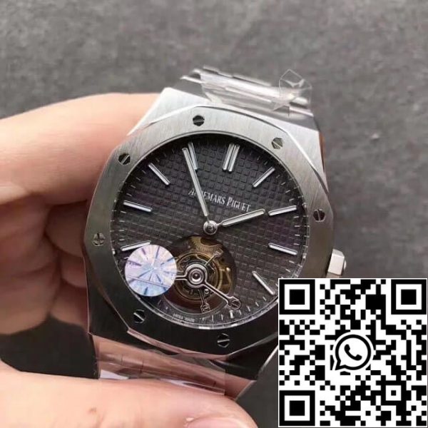 Audemars Piguet Royal Oak Tourbillon 26510PT OO 1220PT 01 1 1 Best Edition JF Factory Grey Dial EU Watch Store 1215 Audemars Piguet Royal Oak Tourbillon 26510PT.OO.1220PT.01 1:1 Best Edition JF Factory Grey Dial